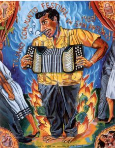 1988 Tejano Conjunto Festival poster by Douglas Jasso