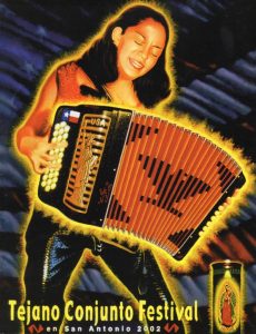 2002 Tejano Conjunto Festival poster by Clemente F Guzman III