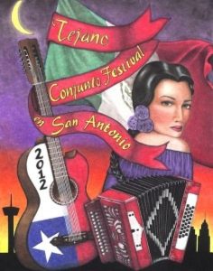 2012 Tejano Conjunto Festival poster by Jeanne Richter