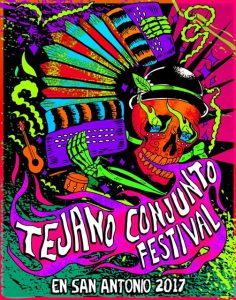 2017 Tejano Conjunto Festival poster by Regina Morales
