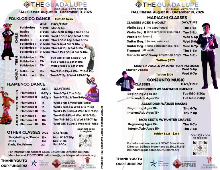 Fall 2026 Academy Schedule Revised